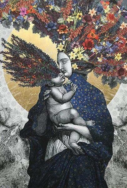 Mother and Child artwork by Dan Hillier 