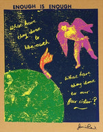 Enough is Enough Night artwork by Jamie Reid 