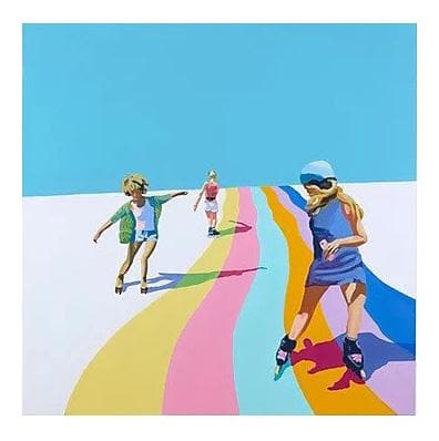 Skate the Rainbow artwork by Ruth Mulvie 