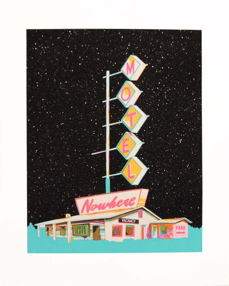 Motel Nowhere artwork by Jess Wilson 