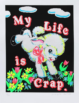 My Life is Crap (Black) artwork by Magda Archer 