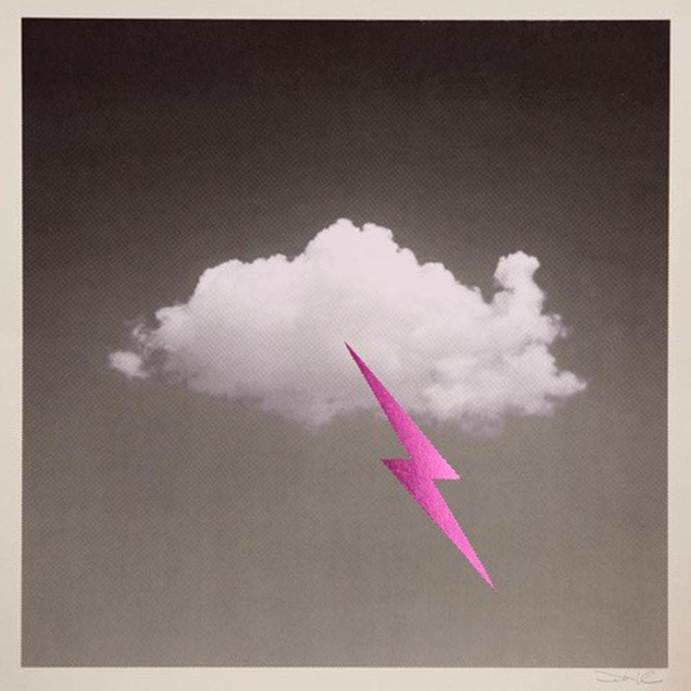 Little Fucking Cloud, Metallic Pink artwork by Donk 