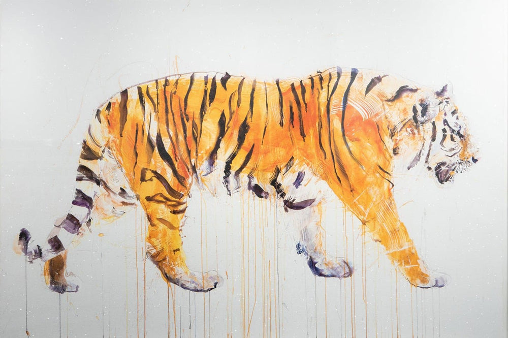 Tiger – Diamond Dust by Dave White limited edition at Enter Gallery