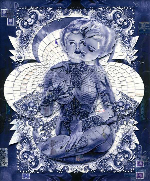 Torus in Blue XL artwork by Handiedan 