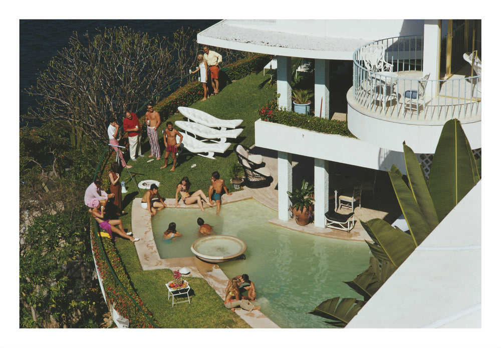 Clifftop Pool by Slim Aarons | Enter Gallery