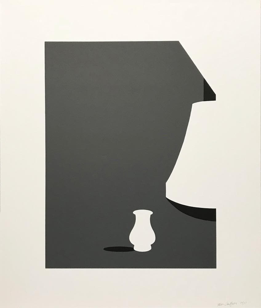 FRAMED Lamp and Lung Kuan Ware (Signed Limited Edition Of 45) By Patrick Caulfield | Enter Gallery