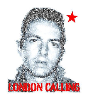 Joe Strummer London Calling artwork by Mike Edwards 