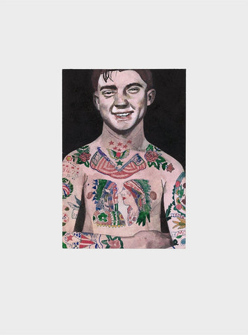 Tattooed People Percy artwork by Peter Blake 