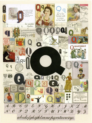 Alphabet : The Letter Q artwork by Peter Blake 