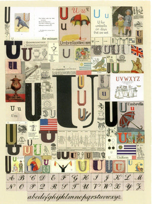 Alphabet : The Letter U artwork by Peter Blake 