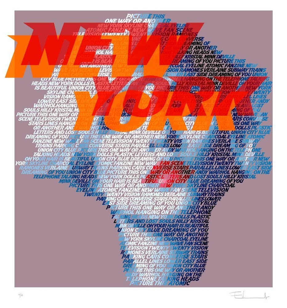 Debbie Harry New York artwork by Mike Edwards 