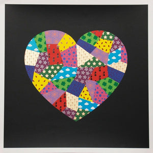 Patchwork Heart artwork by Waleska Nomura 