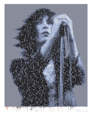Alchemy of Words Patti Smith by Mike Edwards | Enter Gallery