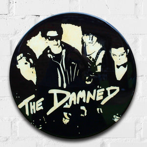 The Damned, New Rose Giant 3D Vintage Pin Badge by Tape Deck Art | Enter Gallery