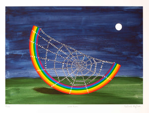FRAMED Web Bow (Signed Limited Edition Of 50) By Patrick Hughes | Enter Gallery