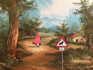 Little Red Riding Hood, Large artwork by Haus Of Lucy 