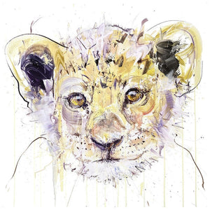 Lion Cub artwork by Dave White 
