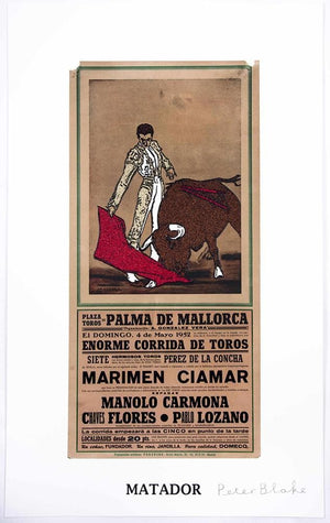 Reclaimed Icons Matador artwork by Peter Blake 