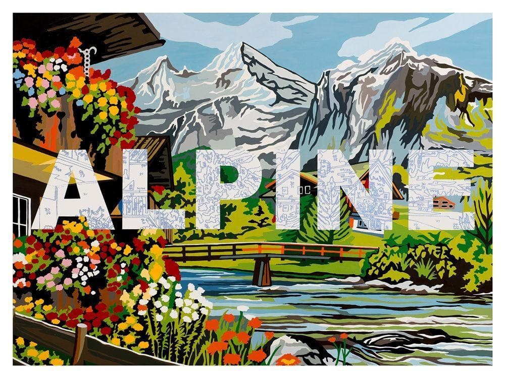 Alpine artwork by Benjamin Thomas Taylor 