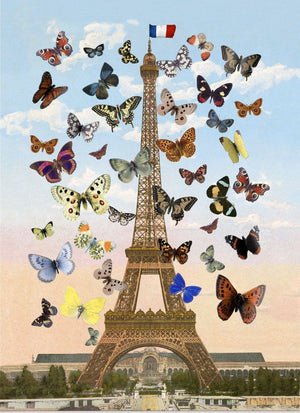 Eiffel Tower, Small artwork by Peter Blake 