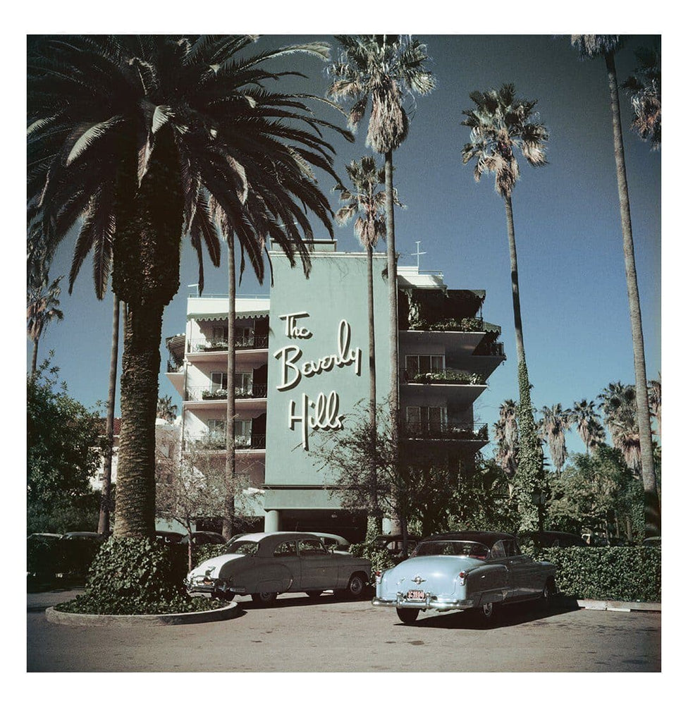 Beverly Hills Hotel, C-Type Print artwork by Slim Aarons 