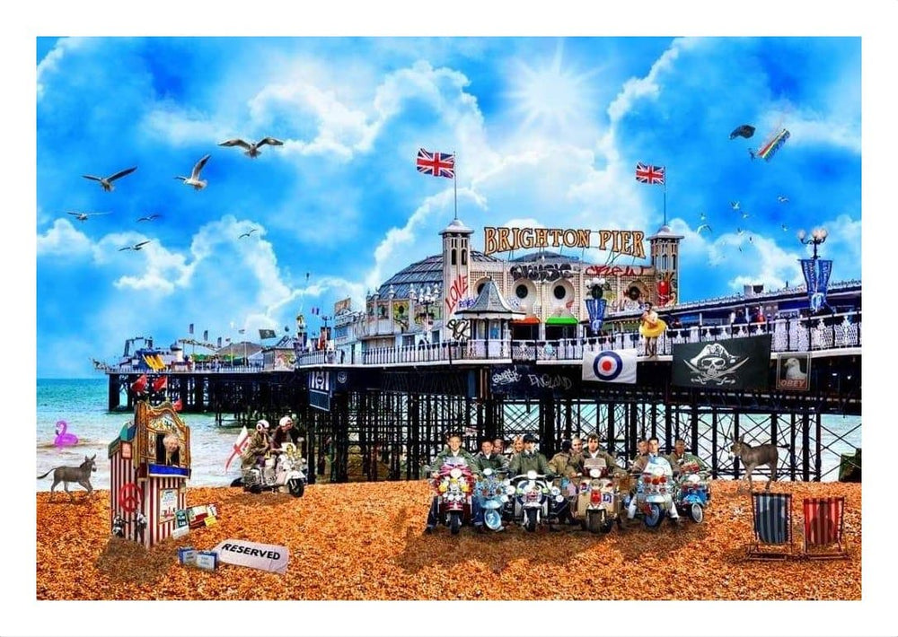 Pop Goes Brighton art print by Dirty Hans | Enter Gallery