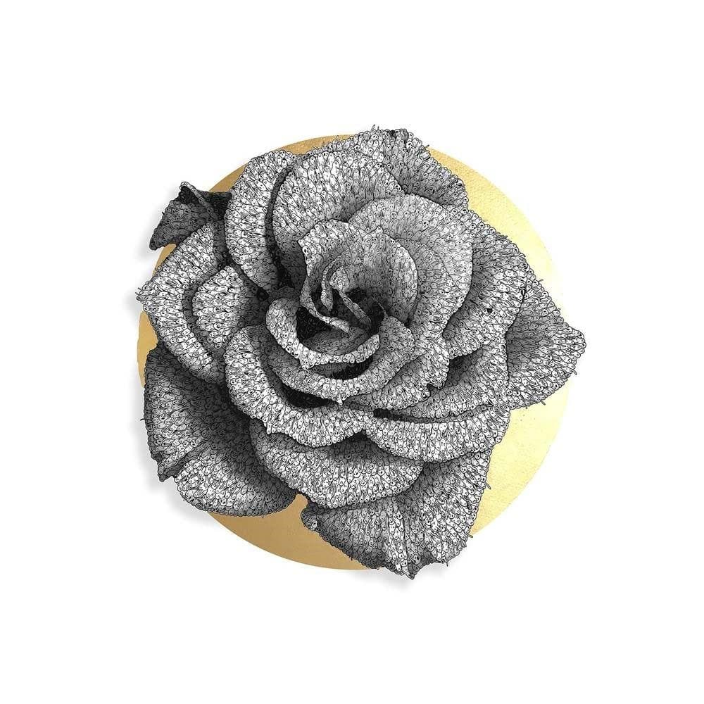 The Rose (with 24c Gold Leaf) artwork by Richard Berner 