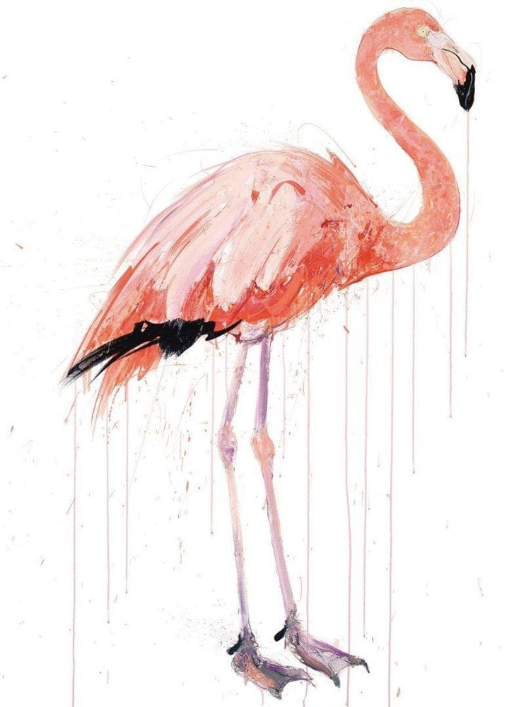 Flamingo II, Diamond Dust artwork by Dave White 