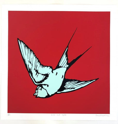 Love and Light - Red and Mint artwork by Dan Baldwin 