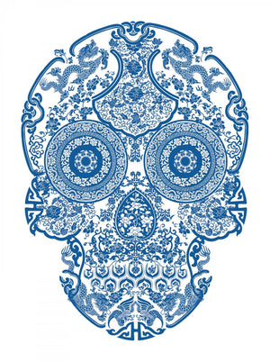 Porcelain Skull artwork by Jacky Tsai 