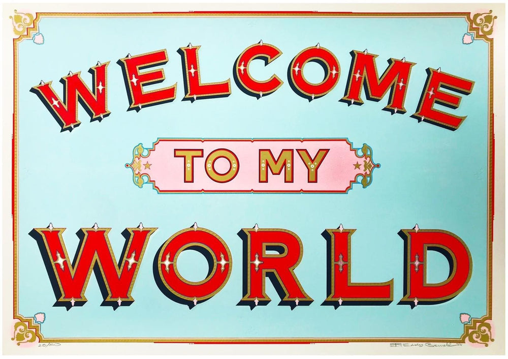 Welcome To My World artwork by Eddy Bennett 