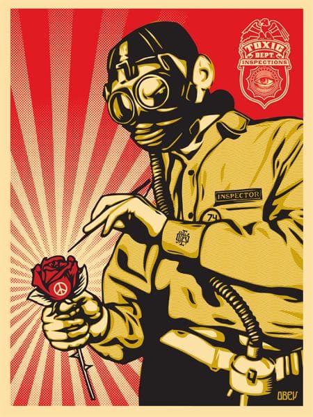 Toxicity Inspector artwork by Obey (Shepard Fairey) 