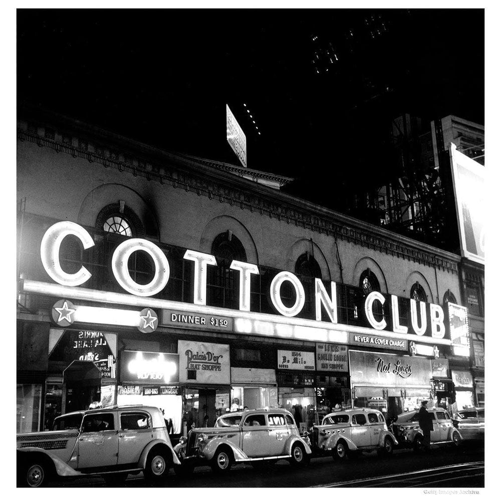 Cotton Club Marquee In NY artwork by Michael Ochs 