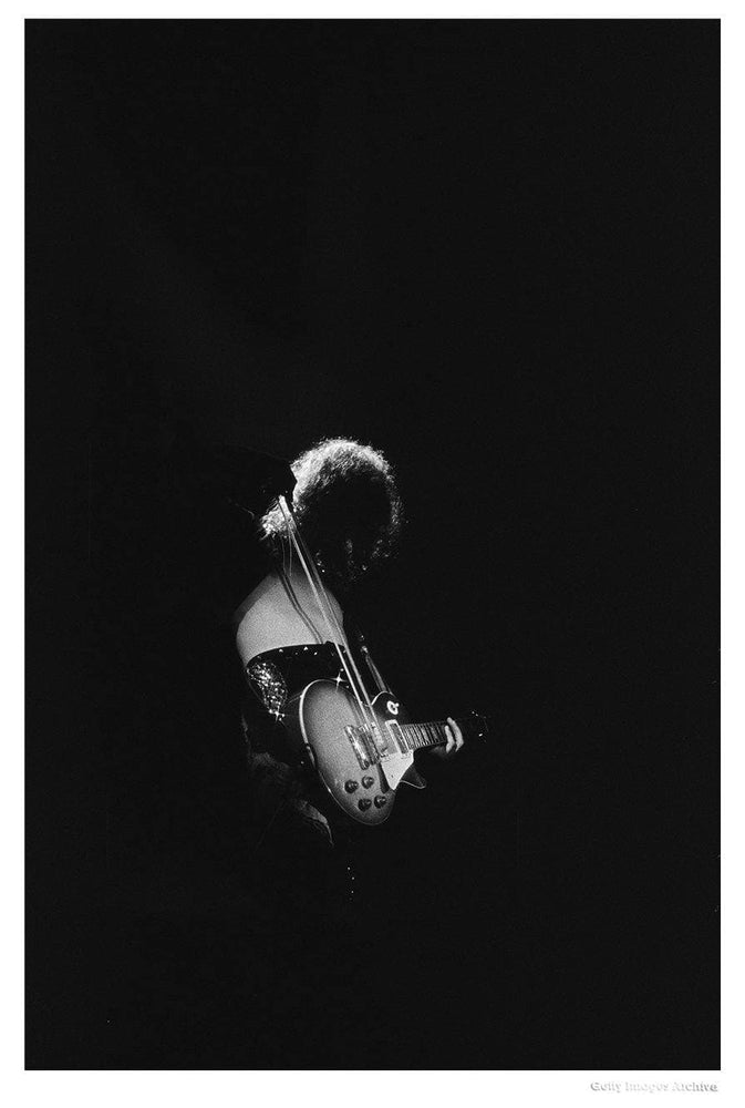 Jimmy Page At The Forum artwork by Michael Ochs 