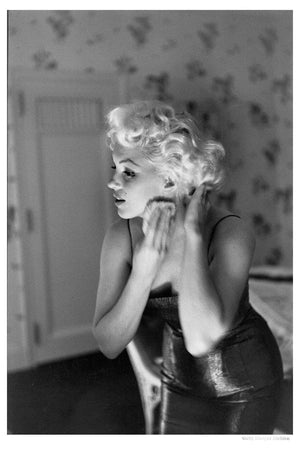 Marilyn Getting Ready To Go Out I artwork by Michael Ochs 