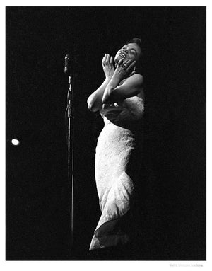 Photo of Eartha Kitt artwork by Michael Ochs 