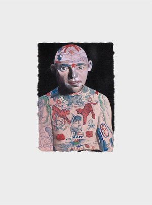 FRAMED Tattooed People Betty (Giclee Signed Limited Edition of 150) by Peter Blake | Enter Gallery