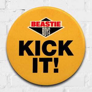 Beastie Boys Giant 3D Vintage Pin Badge by Tape Deck Art | Enter Gallery