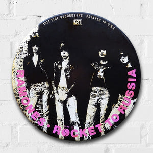 Ramones, Rocket To Russia Giant 3D Vintage Pin Badge by Tape Deck Art | Enter Gallery