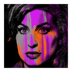Amy Winehouse, Pink, Medium by Anthony Freeman | Enter Gallery