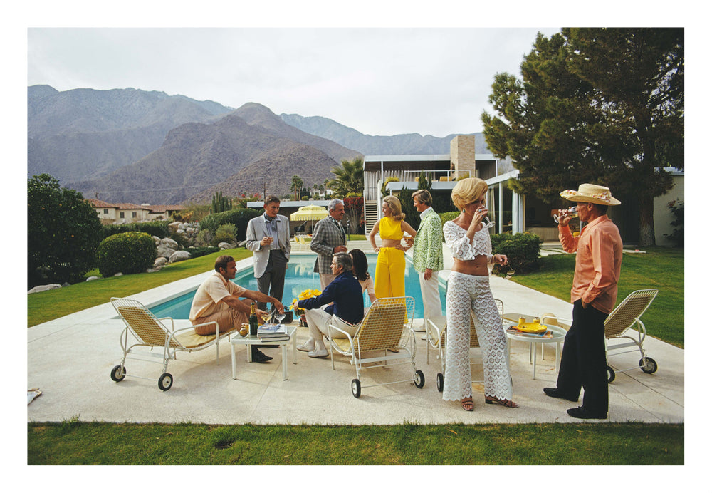 Desert House Party photographic art print by Slim Aarons | Enter Gallery