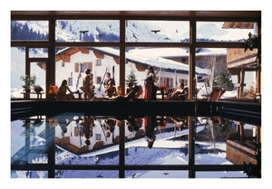 Gasthof Post Pool photographic art print by Slim Aarons | Enter Gallery