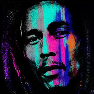 Marley Blue, Large Canvas by Anthony Freeman | Enter Gallery