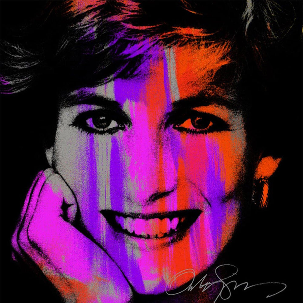 Princess Diana Purple, Large Canvas by Anthony Freeman | Enter Gallery