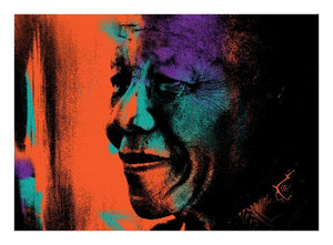 Nelson Mandela Orange, Medium by Anthony Freeman | Enter Gallery