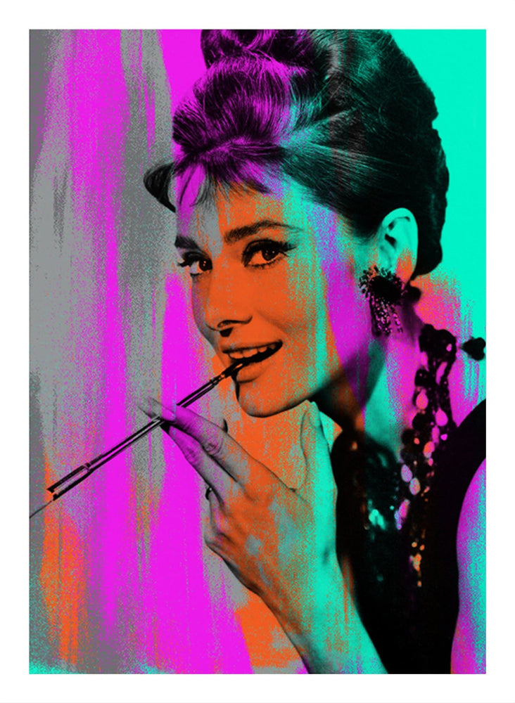 Audrey Hepburn Orange, Medium by Anthony Freeman | Enter Gallery