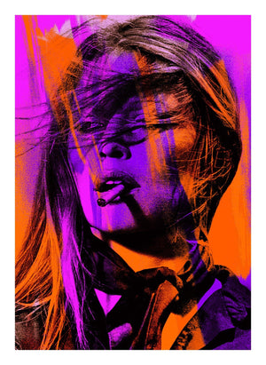 Bridget Bardot Orange, Medium by Anthony Freeman | Enter Gallery
