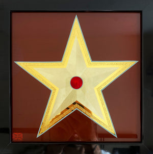 Lucky Stars, Maroon by Eddy Bennett | Enter Gallery