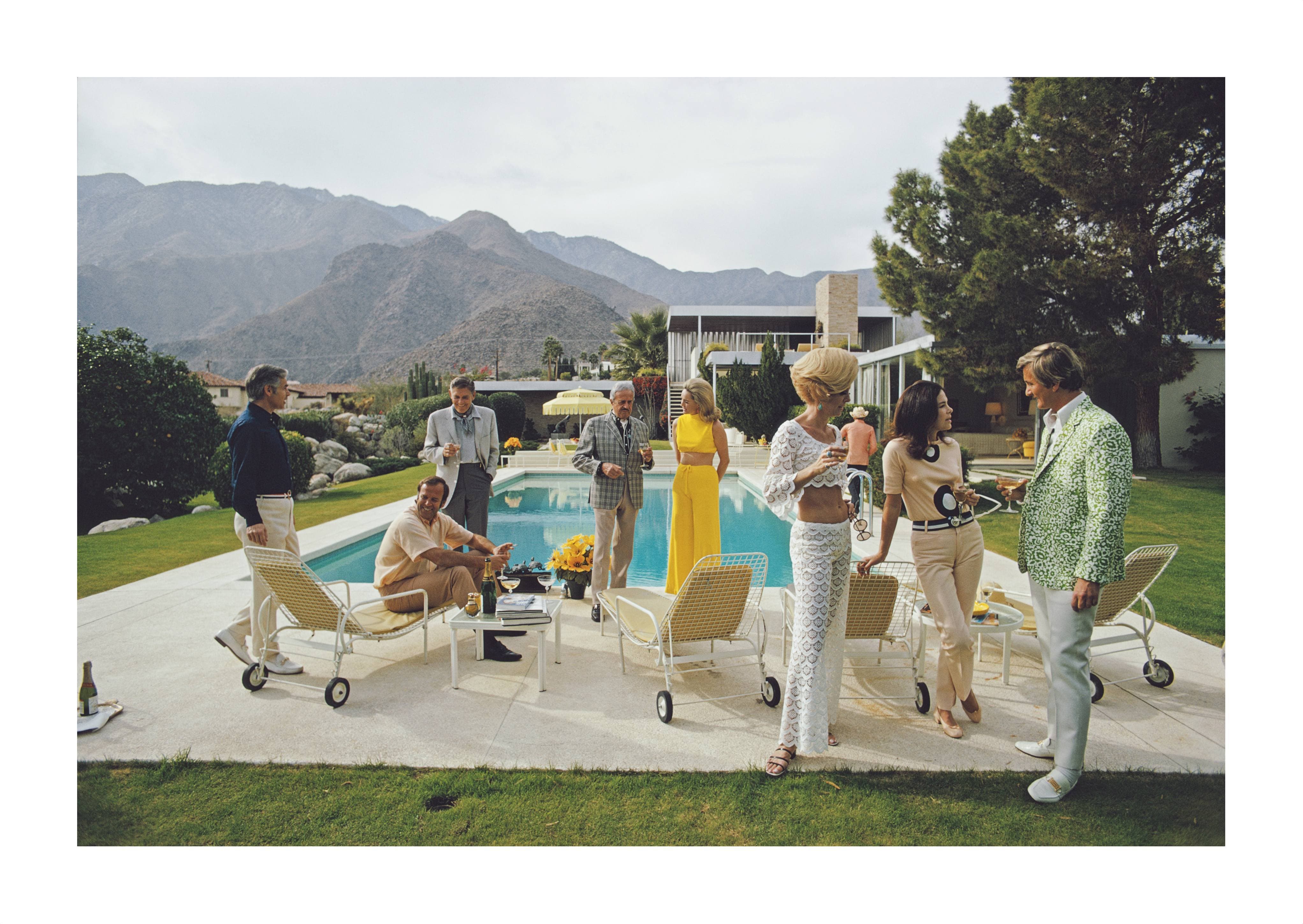 Palm Springs Party photographic art print by Slim Aarons