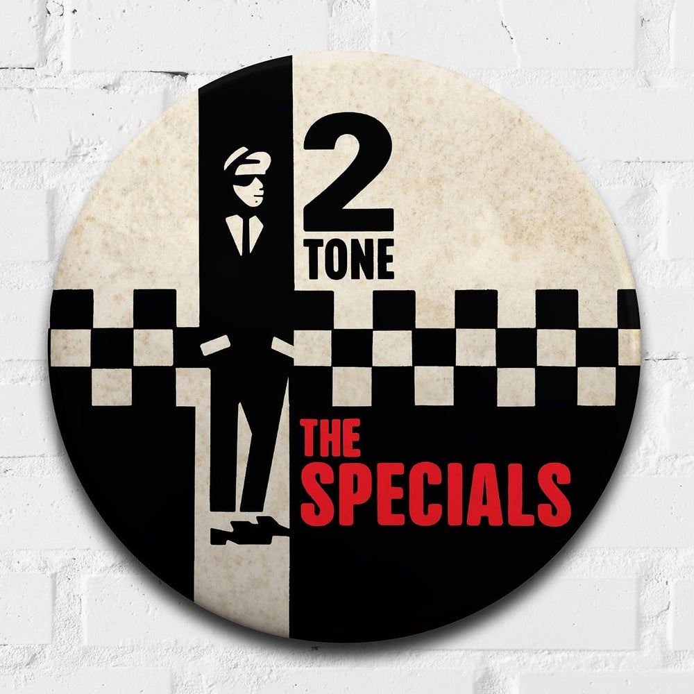The Specials (2tone) Giant 3D Vintage Pin Badge